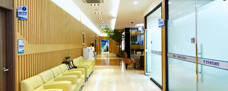 건강증진센터 로비 사진